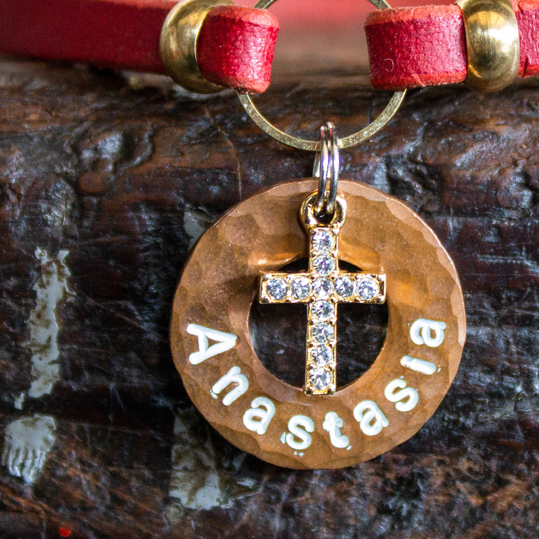ゴールド・クロスの迷子札 Regalito Kobe Gold Cross Tag