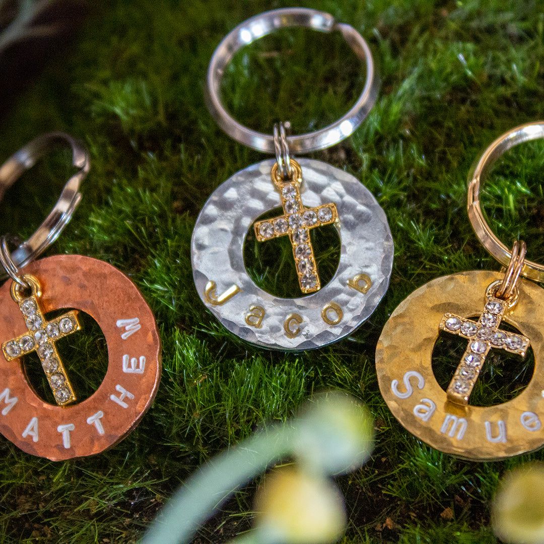 ゴールド・クロスの迷子札 Regalito Kobe Gold Cross Tag