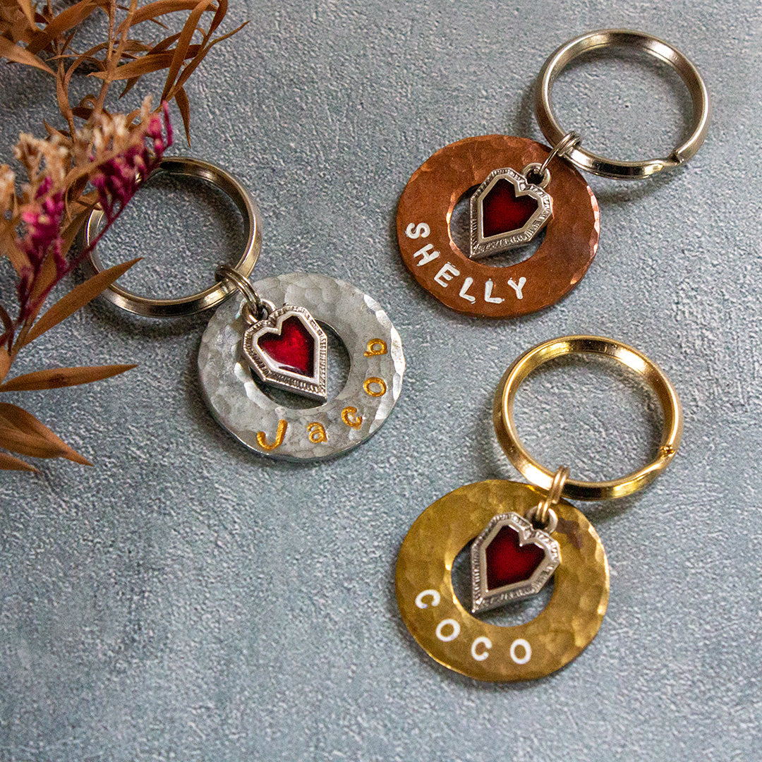 アンギュラハートの迷子札　Regalito Kobe Angular HeartTag