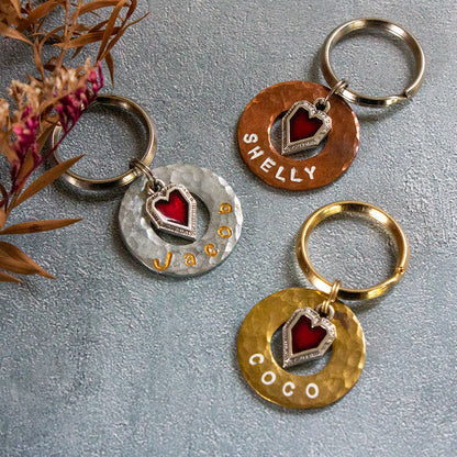 アンギュラハートの迷子札　Regalito Kobe Angular HeartTag