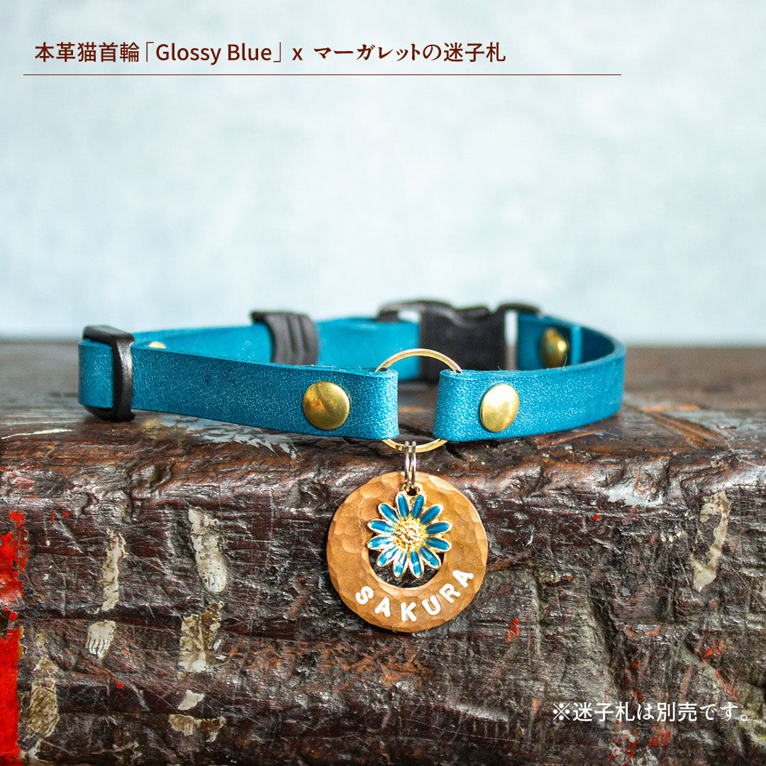 セーフティーバックル採用の本革ネコ首輪 The Cat Collar – dog label Kobe
