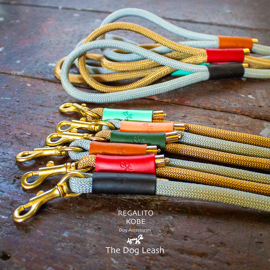 本革とロープのリード The Dog Leash 120