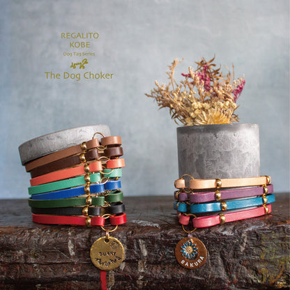 迷子札の為のチョーカー The Dog Choker