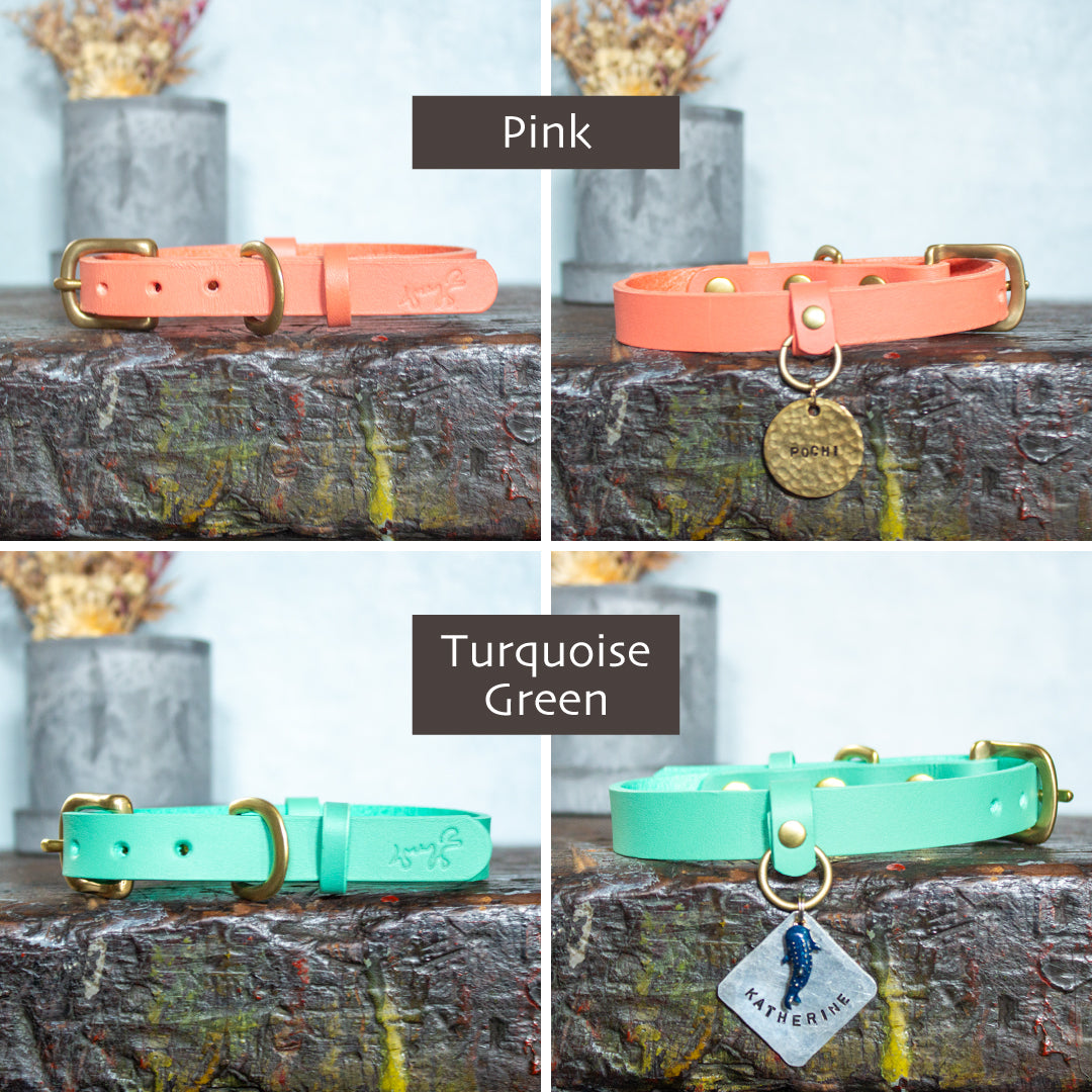 本革と真鍮の首輪　The Dog Collar